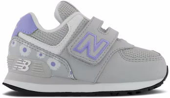 (Infant) New Balance 574 Hook & Loop'Summer Fog Violet Florals' IV574FR1-W (Infant) New Balance 574 Hook & Loop'Summer Fog Violet Florals' IV574FR1-W