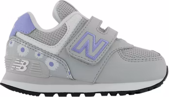(Infant) New Balance 574 Hook & Loop'Summer Fog Violet Florals' IV574FR1-W (Infant) New Balance 574 Hook & Loop'Summer Fog Violet Florals' IV574FR1-W