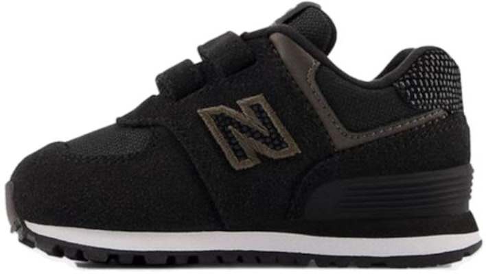 (Infant) New Balance 574 Hook & Loop Wide 'Black Grey' IV574EB1-W Buy (Infant) New Balance 574 Hook & Loop Wide 'Black Grey' IV574EB1-W