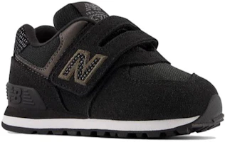 Order (TD) 뉴발란스 574 찍찍이 와이드 블랙 그레이 (New Balance 574 Hook & Loop Wide Black Grey) IV574EB1-W