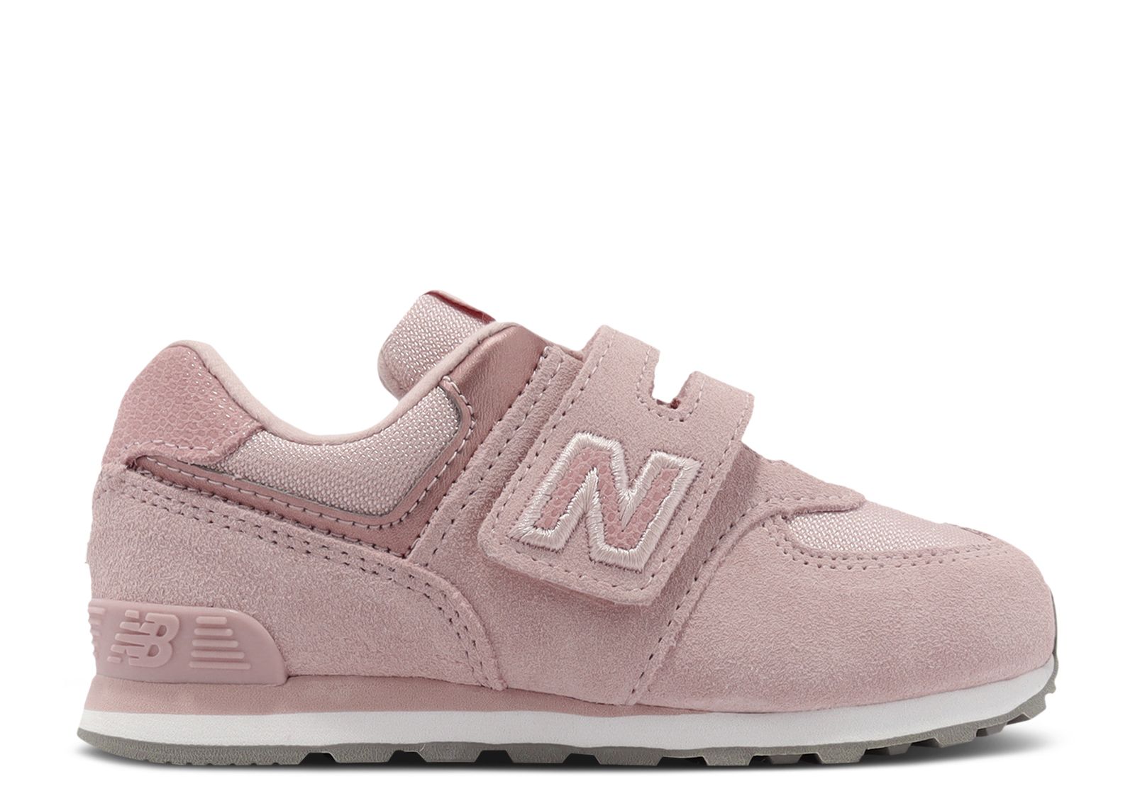 (Infant) New Balance 574 Hook & Loop Wide 'Pink Haze' IV574EP1-W