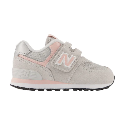 (Infant) NB 574 Hook & Loop Wide 'Rain Cloud Pink Haze'