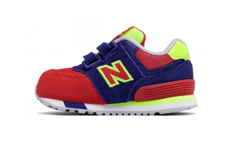 Buy (TD) New Balance 574 Hook and Loop 'Potongan dan Tampal Merah Ungu' KV574WII