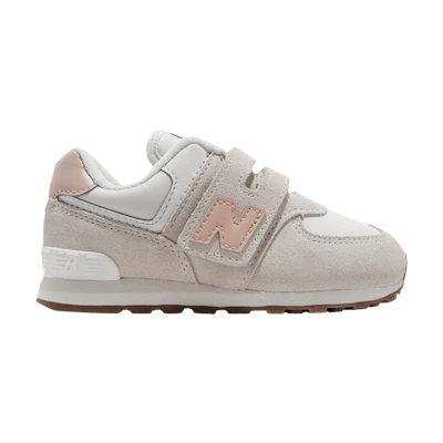 (Infant) NB 574 Hook and Loop Wide 'Moonbeam Pink Sand'