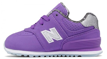 (Infant) New Balance 574 Luxe Rep 'Purple' KL574YPI (Infant) New Balance 574 Luxe Rep 'Purple' KL574YPI