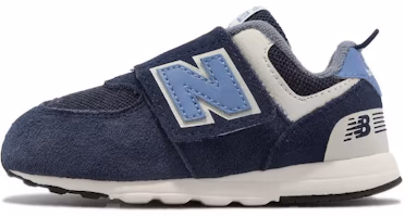 (Infant) New Balance 574 New-B Hook & Loop 'Heritage Blue' NW574ND1 (Infant) New Balance 574 New-B Hook & Loop 'Heritage Blue' NW574ND1