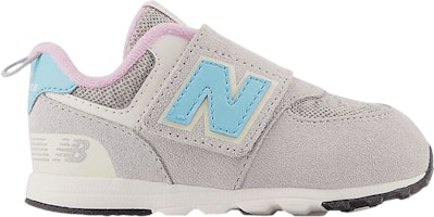 (Infant) New Balance 574 New-B Hook & Loop Wide 'Brighton Grey Summer Aqua' NW574NB1-W (Infant) New Balance 574 New-B Hook & Loop Wide 'Brighton Grey Summer Aqua' NW574NB1-W