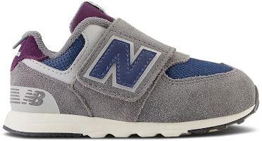 (Infant) New Balance 574 New-B Hook & Loop Wide 'Castlerock Navy' NW574KGN-W (Infant) New Balance 574 New-B Hook & Loop Wide 'Castlerock Navy' NW574KGN-W