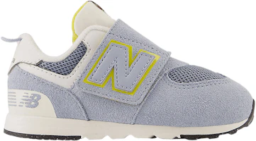 (Infant) New Balance 574 New-B Hook & Loop Wide 'Light Arctic Grey Yellow' NW574KB1-W (Infant) New Balance 574 New-B Hook & Loop Wide 'Light Arctic Grey Yellow' NW574KB1-W