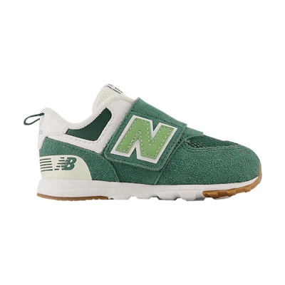 (Infant) NB 574 New-B Hook & Loop Wide 'NB Athletics - Nightwatch Green'