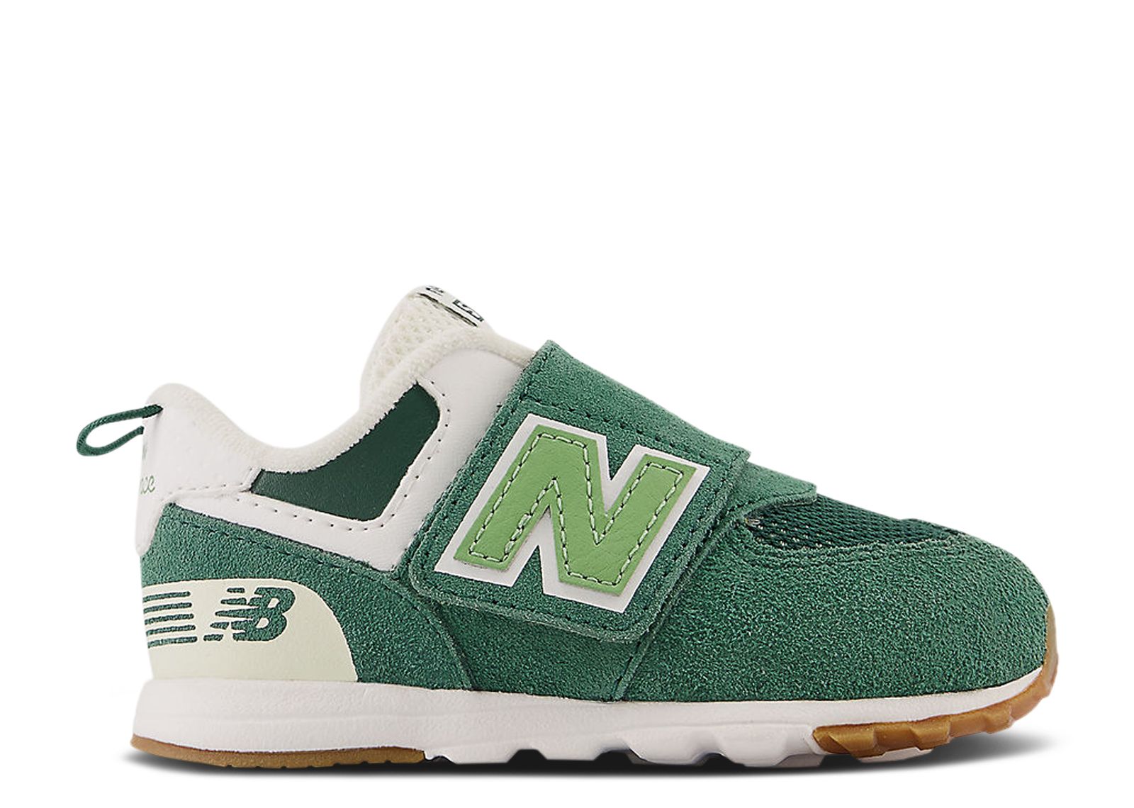 (Infant) New Balance 574 New-B Hook & Loop X-Wide 'NB Athletics - Nightwatch Green' NW574CO1-XW