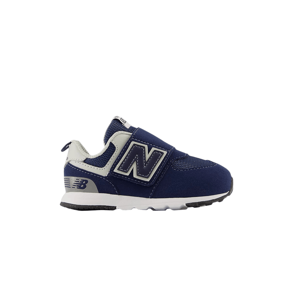 Buy (TD) New Balance 574 New-B Hook & Loop X-Ancho 'Azul Marino Blanco' NW574NV-XW
