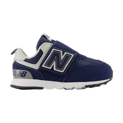 (Infant) NB 574 New-B Hook & Loop X-Wide 'Navy White'
