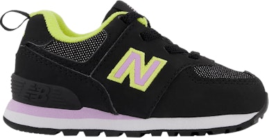 (Infant) New Balance 574 Wide 'Fashion Metallic - Black Dark Violet Glow' ID574FX2-W (Infant) New Balance 574 Wide 'Fashion Metallic - Black Dark Violet Glow' ID574FX2-W