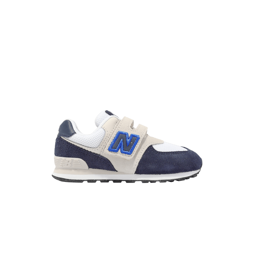 (Infant) NB 574 Wide 'White Navy'