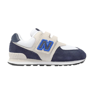 (Infant) NB 574 Wide 'White Navy'