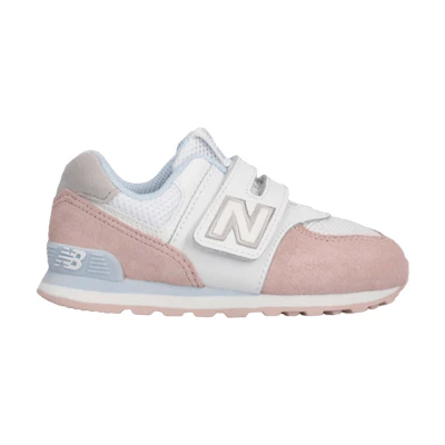 (Infant) NB 574 Wide 'White Pink'