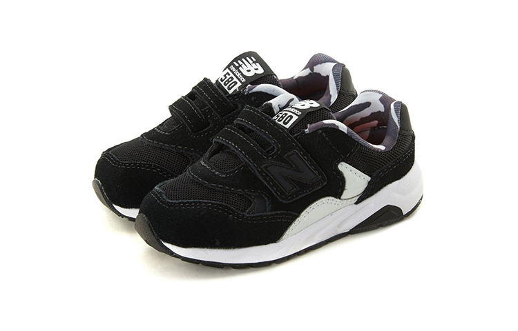 Order (TD) ニューバランス580 黒白ベルクロ KV580C8I