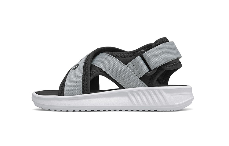 (Infant) New Balance 650 Velcro Sandal 'Black Grey' IO650AF