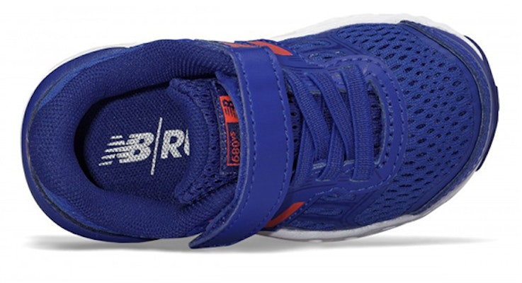 嬰童 New Balance 680 v5 "Hook and Loop" 魔術貼 透氣耐磨減震 低筒跑步鞋 藍色 Lookbook 嬰童 New Balance 680 v5 "Hook and Loop" 魔術貼 透氣耐磨減震 低筒跑步鞋 藍色