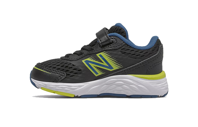 (Infant) New Balance 680v6 Bungee 'Black Oxygen Blue Yellow' IA680BO6