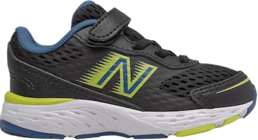 (Infant) New Balance 680v6 Bungee 'Black Oxygen Blue Yellow' IA680BO6 (Infant) New Balance 680v6 Bungee 'Black Oxygen Blue Yellow' IA680BO6