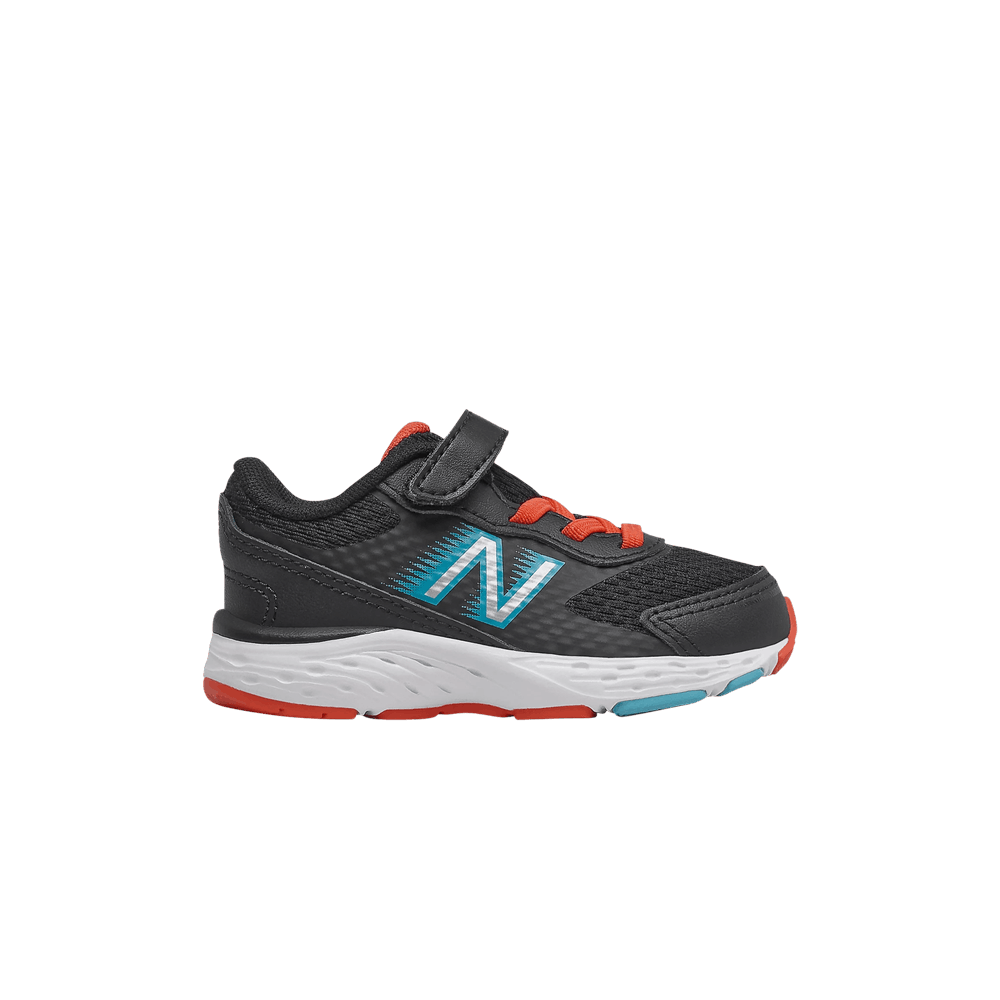 (Infant) New Balance 680v6 Bungee Wide 'Black Ghost Pepper' IA680BG6-W