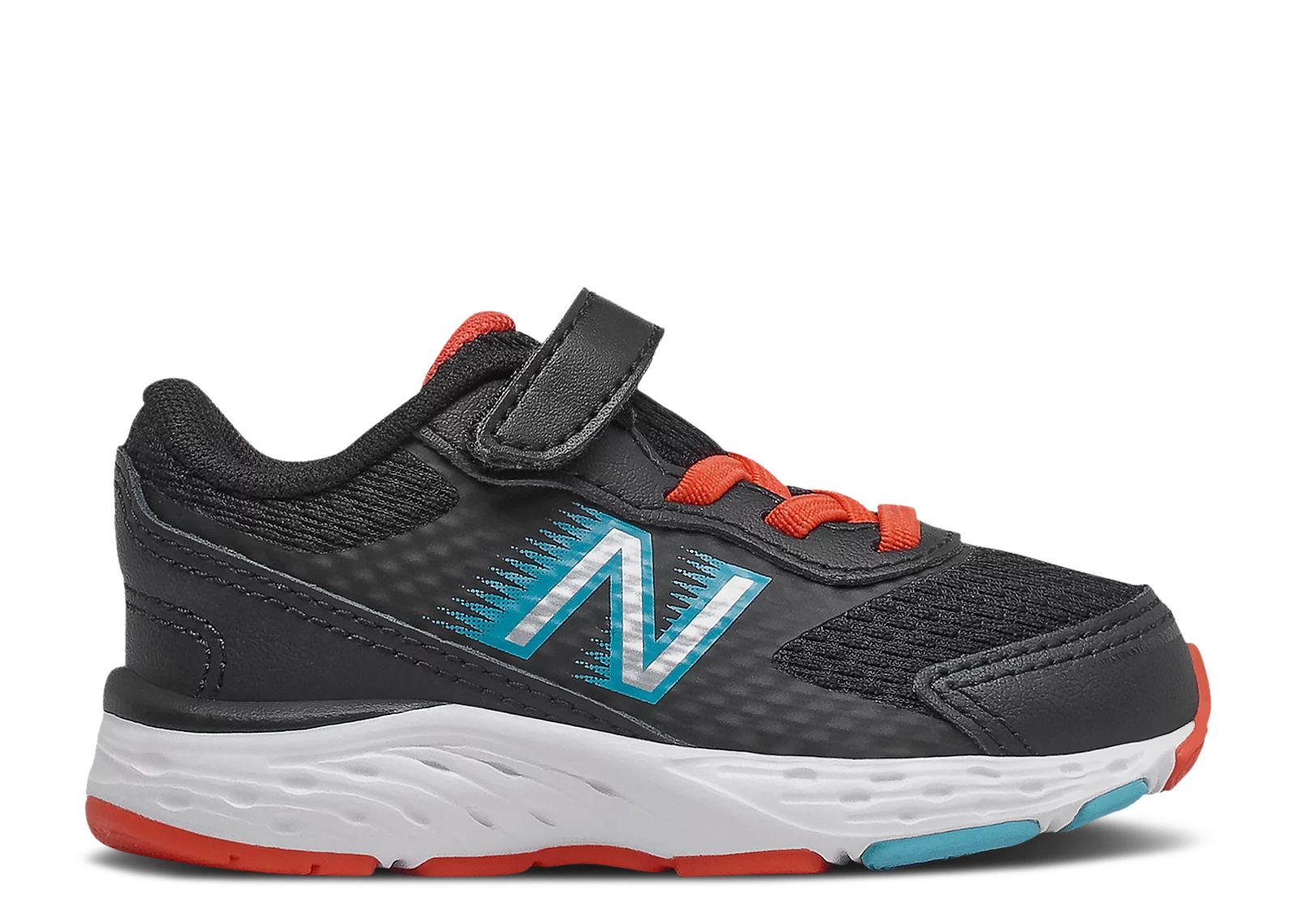 (Infant) New Balance 680v6 Bungee Wide 'Black Ghost Pepper' IA680BG6-W