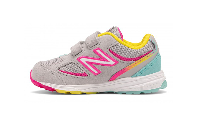 (Infant) New Balance 888v2 Hook & Loop 'Grey Rainbow' IO888GR2