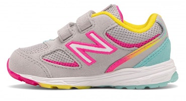 (Infant) New Balance 888v2 Hook & Loop 'Grey Rainbow' IO888GR2 (Infant) New Balance 888v2 Hook & Loop 'Grey Rainbow' IO888GR2