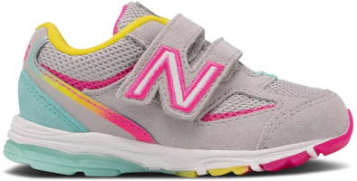 (Infant) New Balance 888v2 Hook & Loop X-Wide 'Grey Rainbow' IO888GR2-XW (Infant) New Balance 888v2 Hook & Loop X-Wide 'Grey Rainbow' IO888GR2-XW