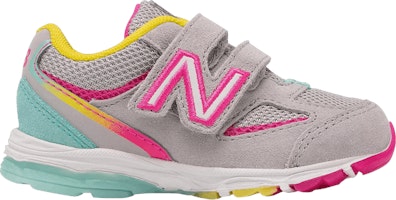 (Infant) New Balance 888v2 Hook & Loop X-Wide 'Grey Rainbow' IO888GR2-XW (Infant) New Balance 888v2 Hook & Loop X-Wide 'Grey Rainbow' IO888GR2-XW