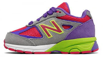 (Infant) New Balance 990 v4 'Grey Purple' KJ990K2I (Infant) New Balance 990 v4 'Grey Purple' KJ990K2I