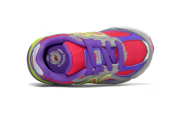 Lookbook (Infant) New Balance 990 v4 'Grey Purple' KJ990K2I