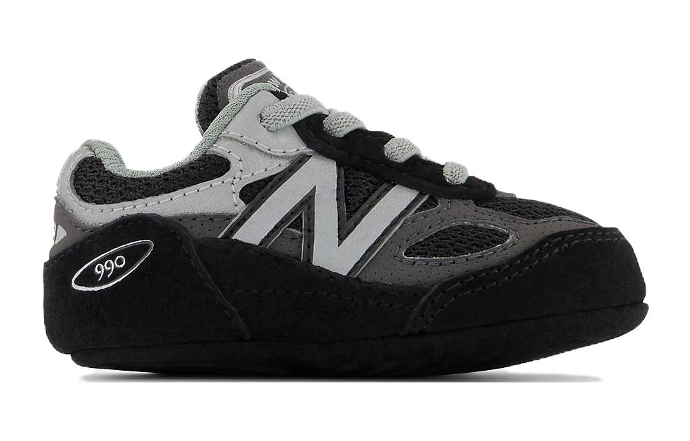 Order （嬰兒）New Balance 990v6 彈力繩「黑銀」CC990BK6