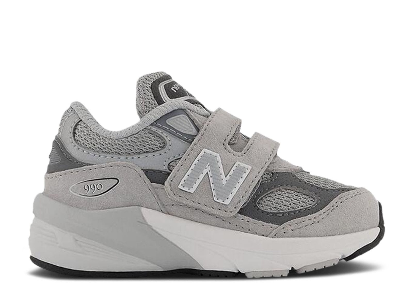 (Infant) New Balance 990v6 Hook & Loop Wide 'Castlerock' IV990GL6-W