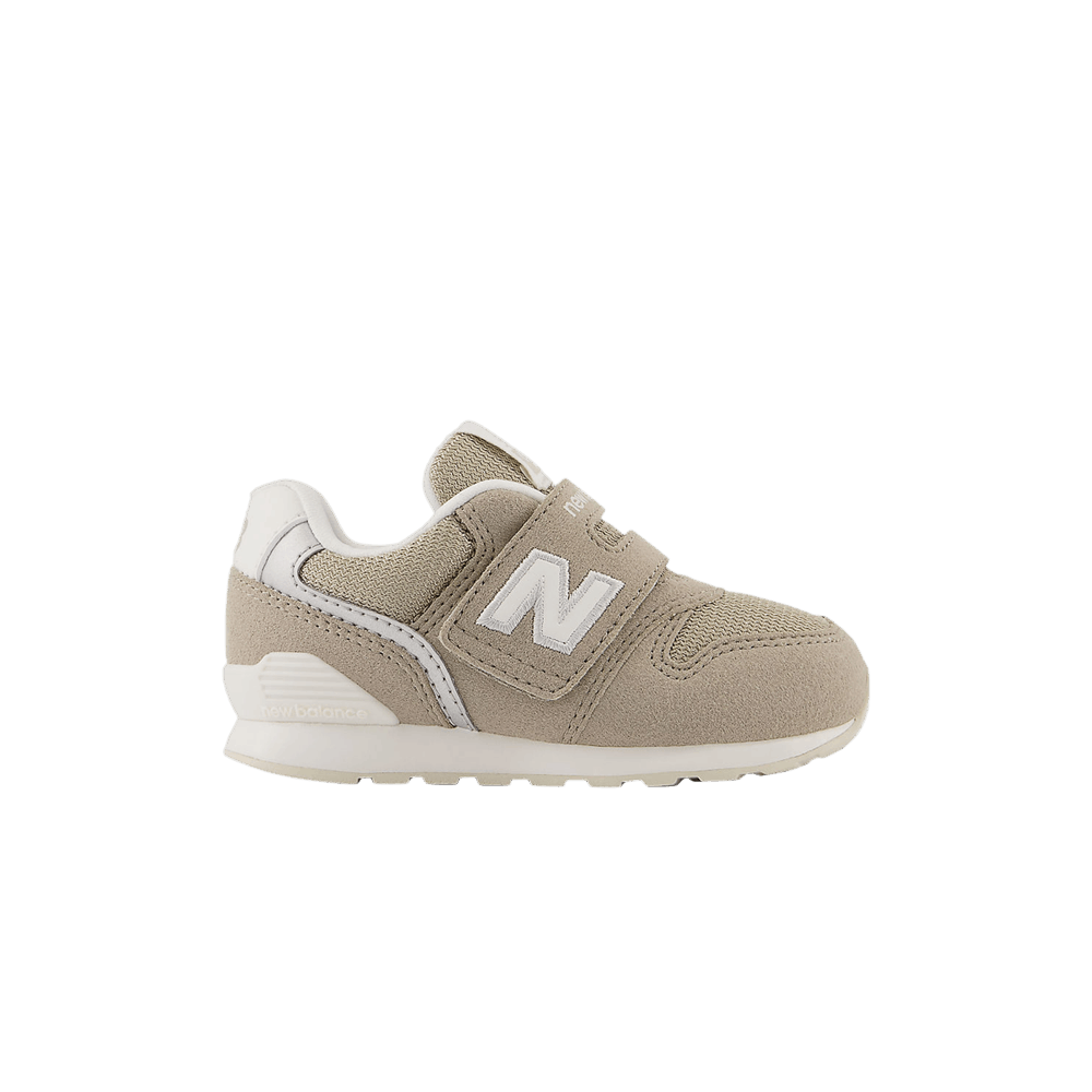 Buy (TD) New Balance 996 Hook & Loop Wide 'Gris Blanco' IZ996XB3-W