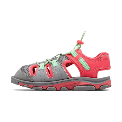 (Infant) NB Adirondack Sandal 'Grey Pink'