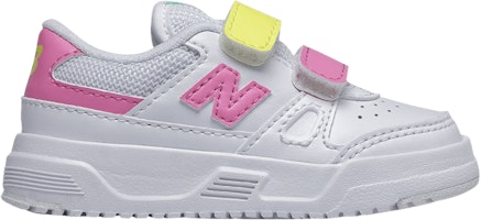 (Infant) New Balance CT20 Wide 'White Pink' IVCT20WCW (Infant) New Balance CT20 Wide 'White Pink' IVCT20WCW