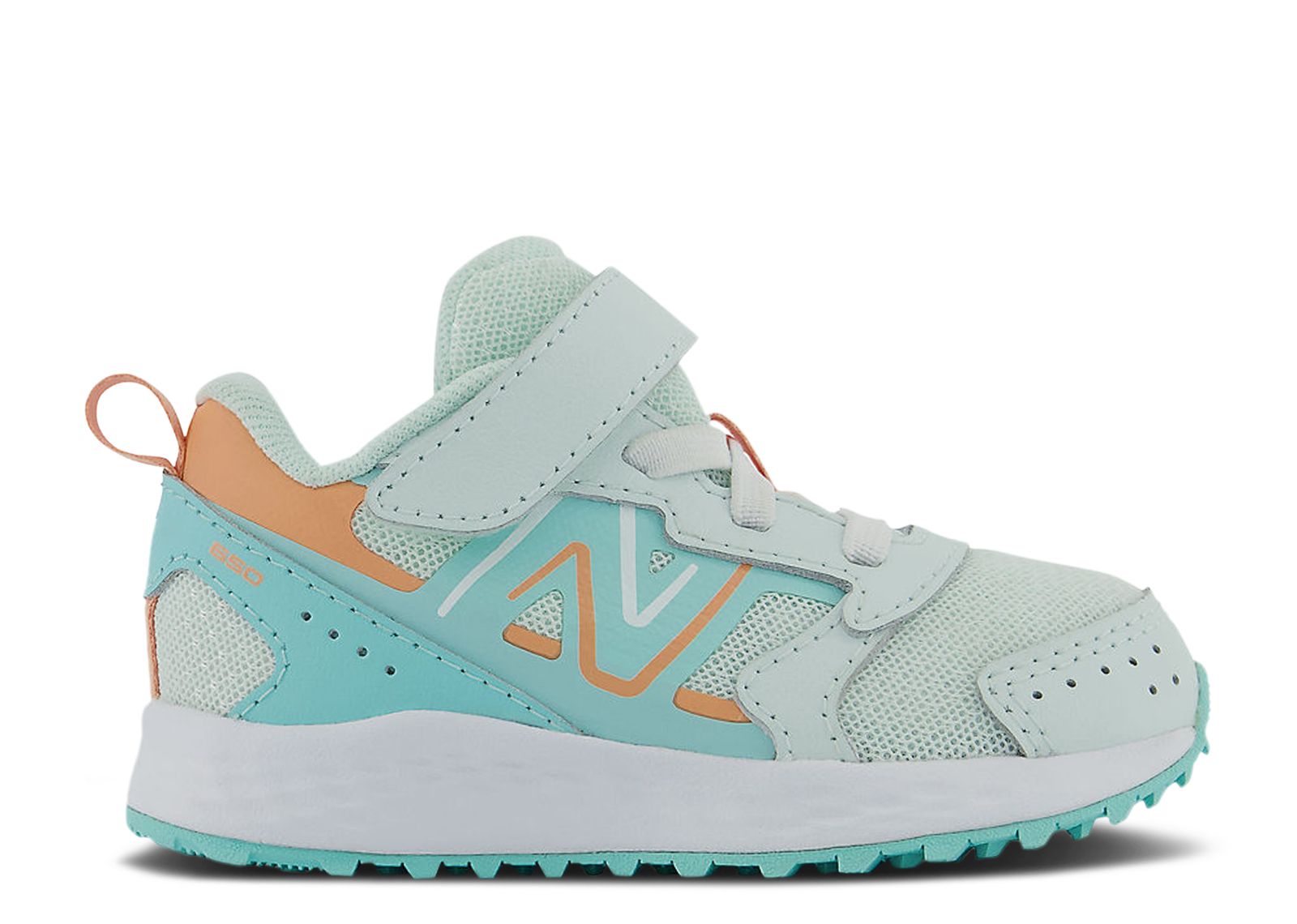 (Infant) New Balance Fresh Foam 650 Bungee Lace Top Strap X-Wide 'Light Surf' IT650SP1-XW