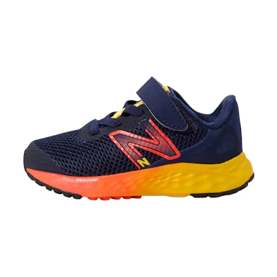 (Infant) NB Fresh Foam Arishi v4 Bungee Lace 'Navy Red Egg Yolk'