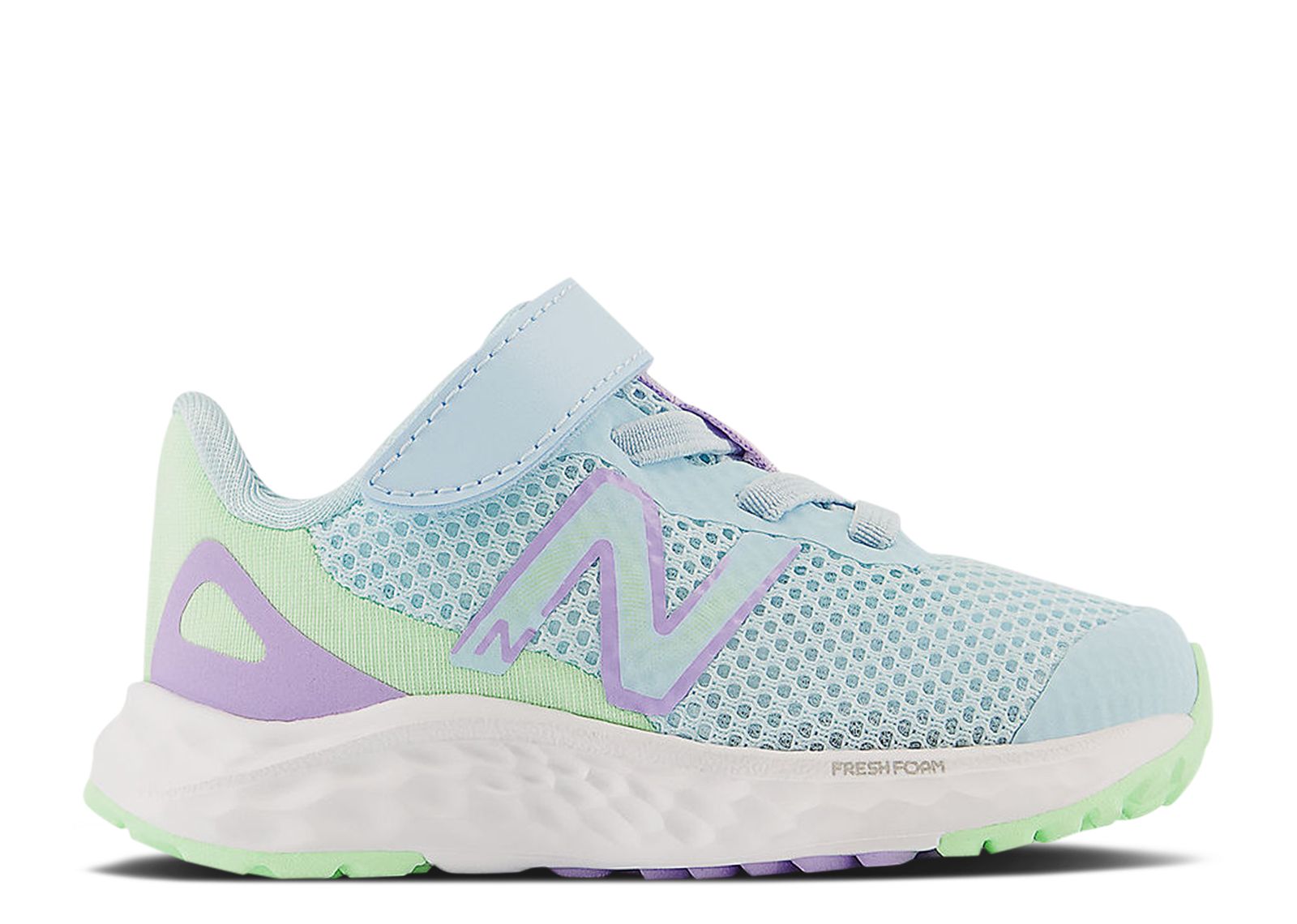 (Infant) New Balance Fresh Foam Arishi v4 Bungee Lace Wide 'Blue Lilac Glow' IAARIBL4-W