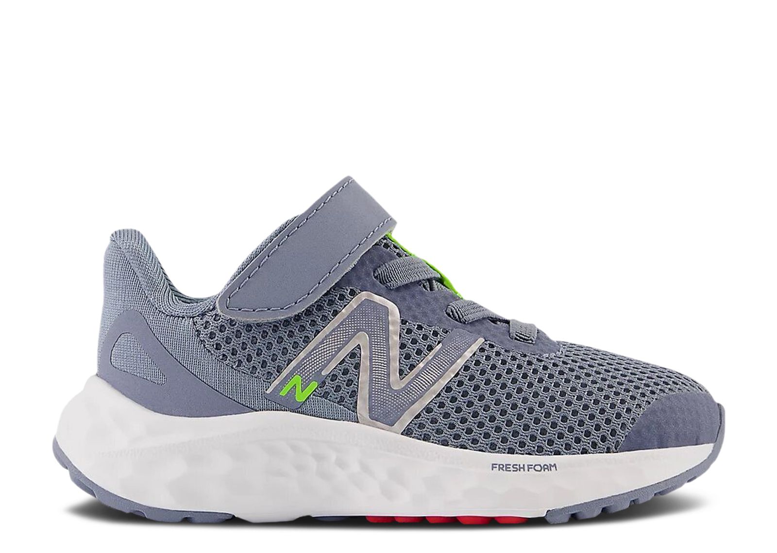(Infant) New Balance Fresh Foam Arishi v4 Bungee Lace Wide 'Arctic Grey Pixel Green' IAARIPG4-W