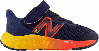 (Infant) New Balance Fresh Foam Arishi v4 Bungee Lace Wide 'Navy Red Egg Yolk' IAARIKB4-W (Infant) New Balance Fresh Foam Arishi v4 Bungee Lace Wide 'Navy Red Egg Yolk' IAARIKB4-W