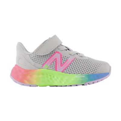 (Infant) NB Fresh Foam Arishi v4 Bungee Lace 'Light Aluminum Rainbow'
