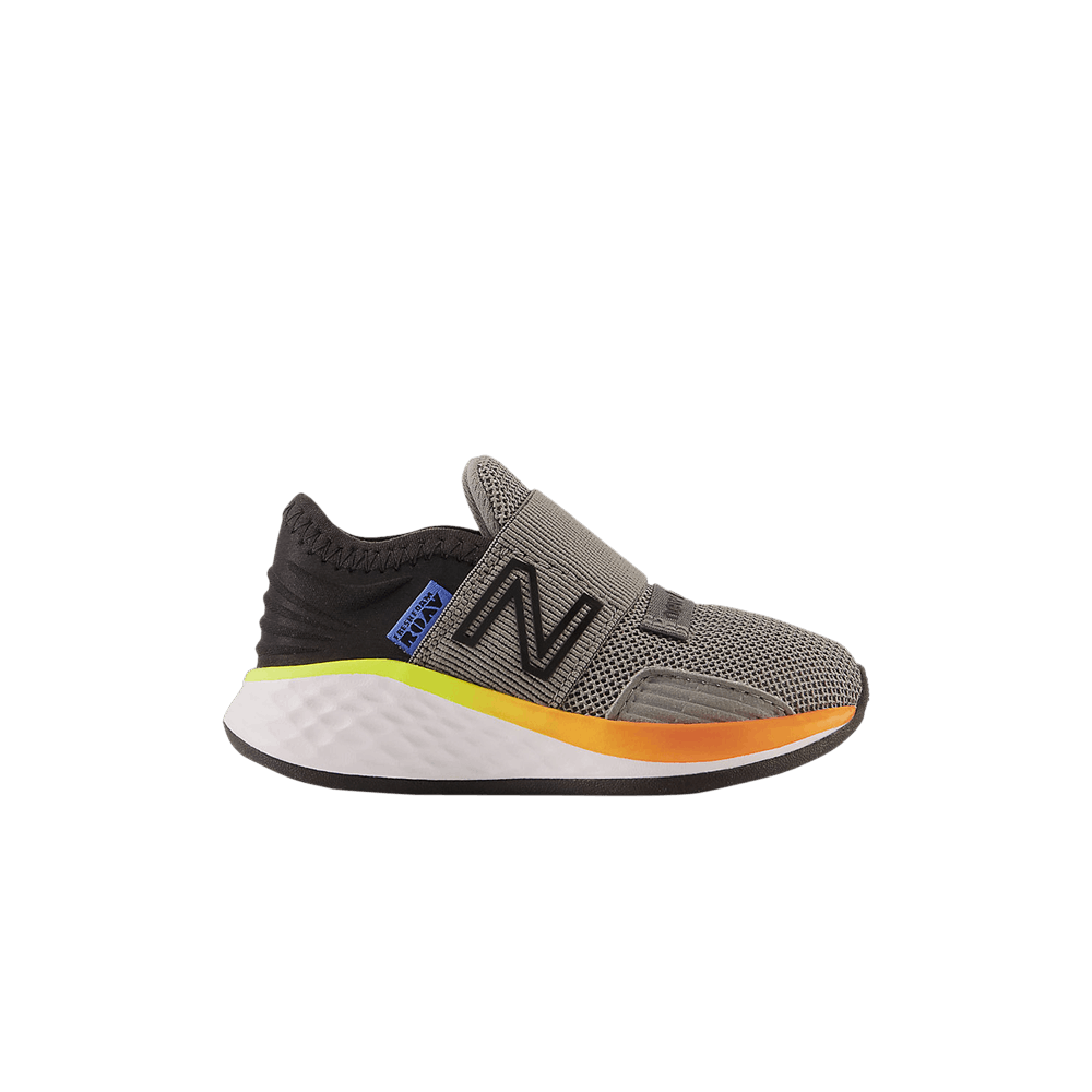 (Infant) New Balance Fresh Foam Roav Slip-On &#x27;Harbor Grey Pineapple&#x27; IDROVGN