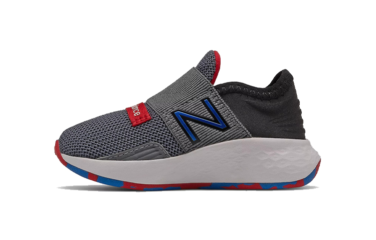 (Infant) New Balance Fresh Foam Roav Slip-On &#x27;Lead Camo&#x27; IDROVLC1