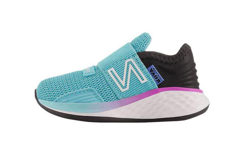 (Infant) New Balance Fresh Foam Roav Slip-On Wide &#x27;Summer Aqua Black&#x27; IDROVSA-W