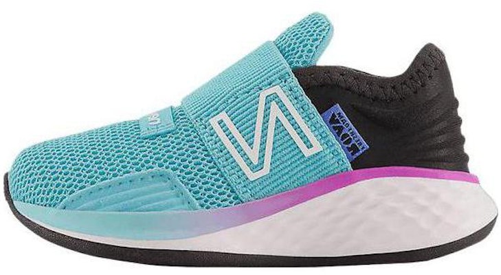 (Infant) New Balance Fresh Foam Roav Slip-On Wide 'Summer Aqua Black' IDROVSA-W Buy (Infant) New Balance Fresh Foam Roav Slip-On Wide 'Summer Aqua Black' IDROVSA-W