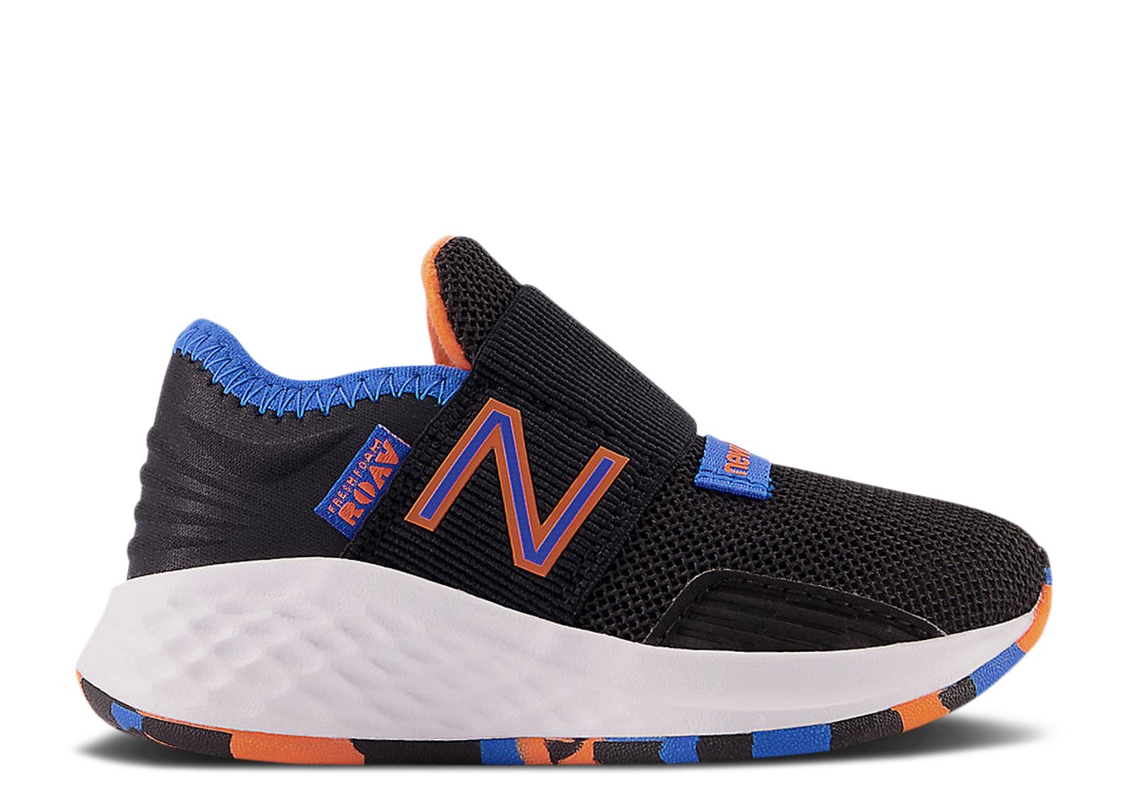 (Infant) New Balance Fresh Foam Roav Slip-On Wide 'Black Blue Orange' IDROVBS-W
